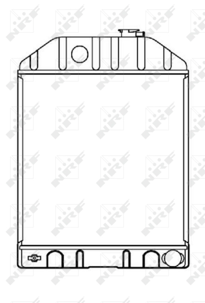 NRF Radiateur 53659