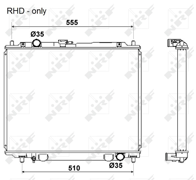 Radiateur NRF 53666