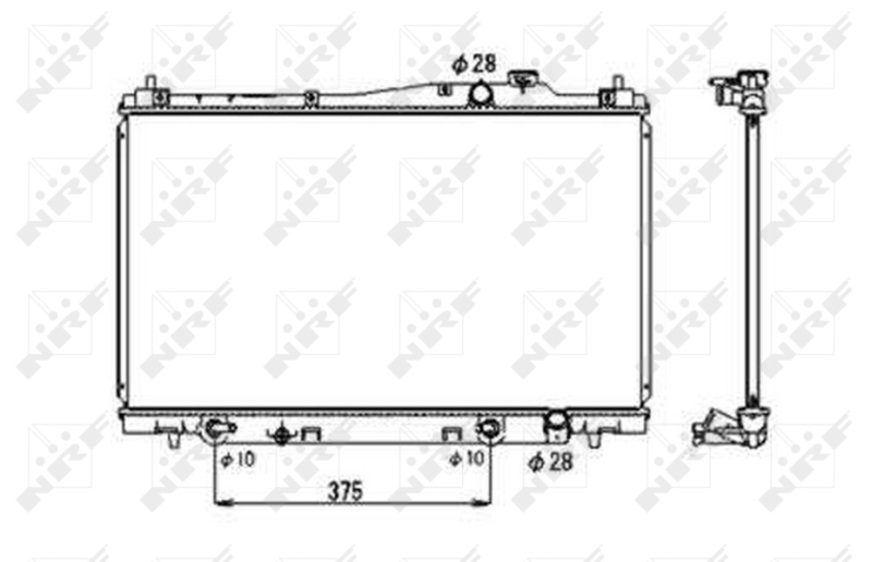 Radiateur NRF 53678