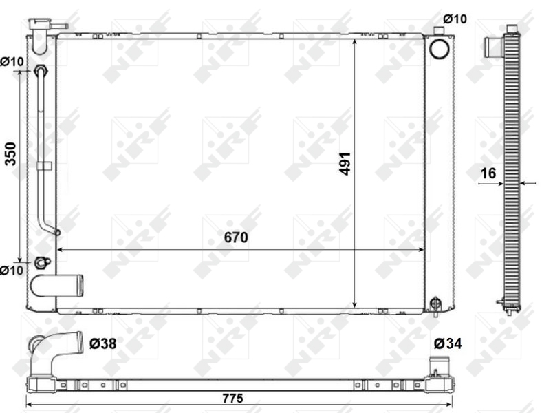 Radiateur NRF 53681