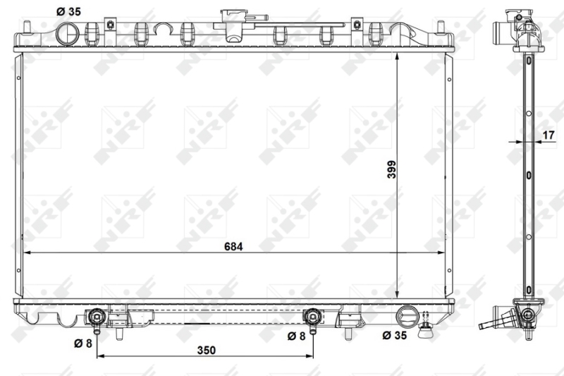 Radiateur NRF 53693