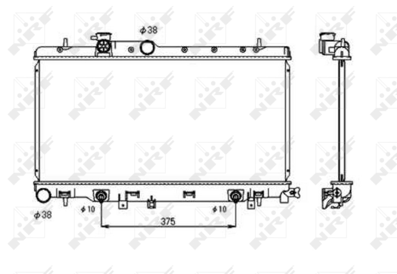 Radiateur NRF 53698