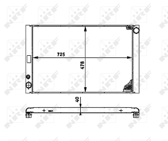 Radiateur NRF 53716