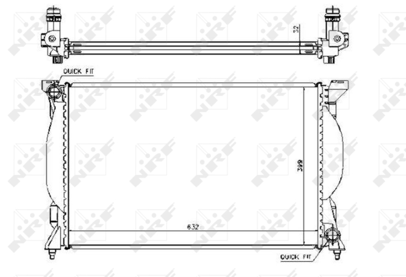 NRF Radiateur 53720
