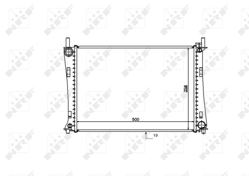 Radiateur NRF 53740