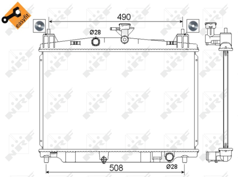NRF Radiateur 53751