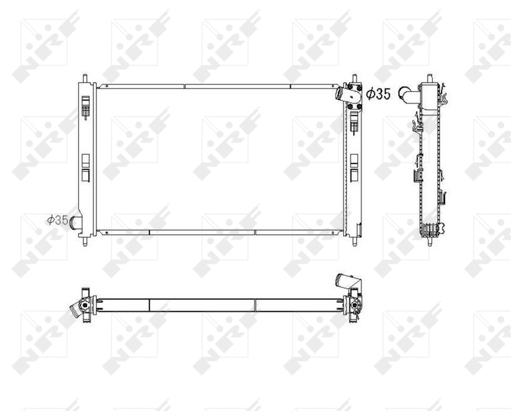 Radiateur NRF 53753