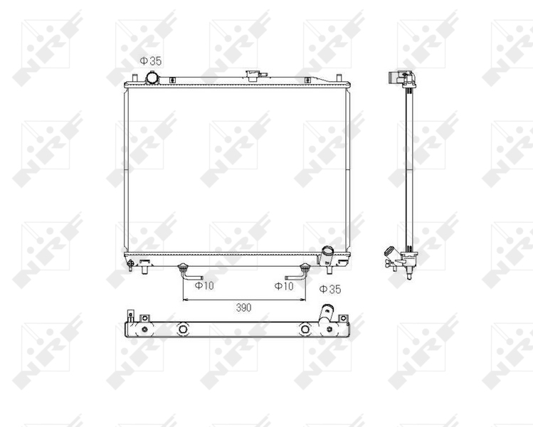 NRF Radiateur 53754
