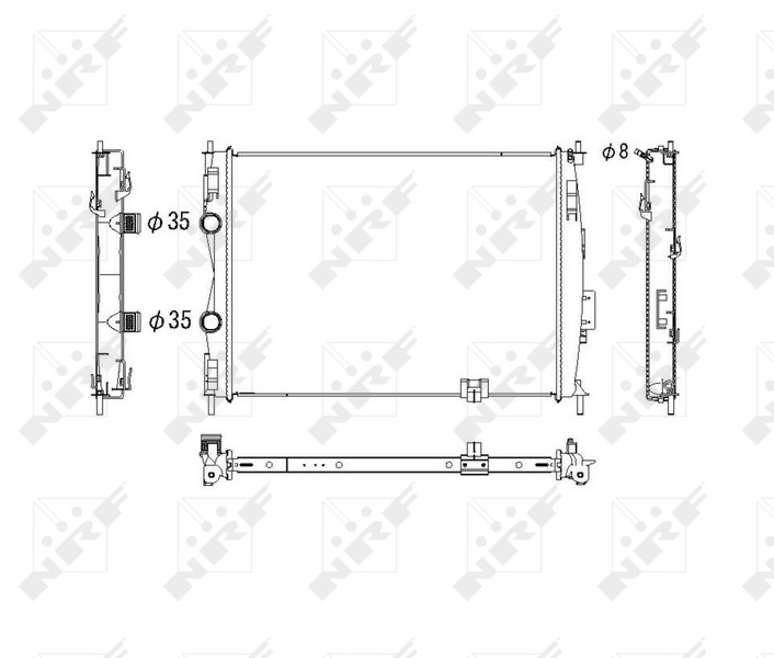 Radiateur NRF 53755