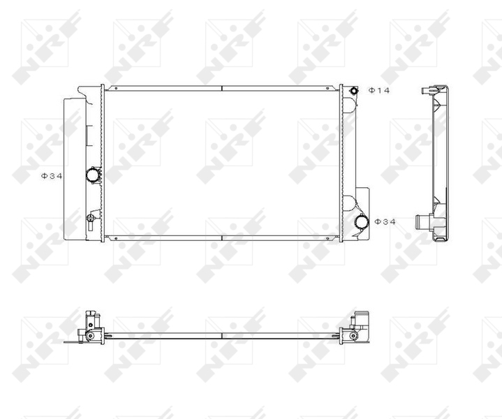 Radiateur NRF 53763