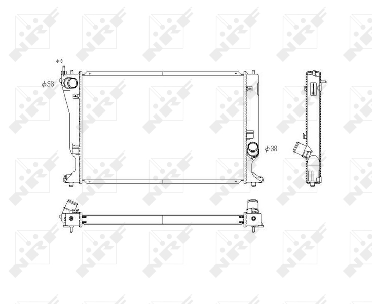 Radiateur NRF 53768