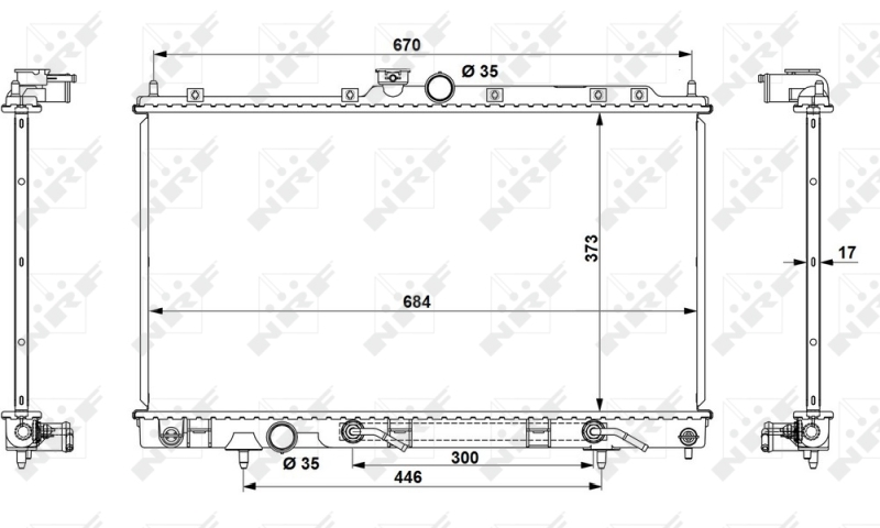 Radiateur NRF 53778