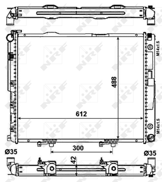 Radiateur NRF 53786