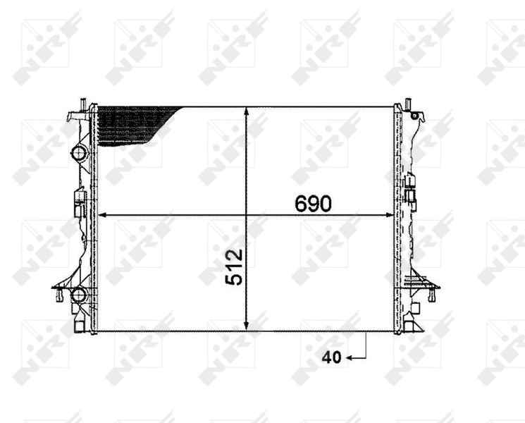 Radiateur NRF 53820