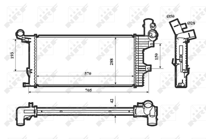 Radiateur NRF 53856