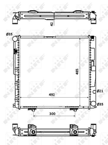 Radiateur NRF 53876