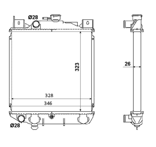 Radiateur NRF 53881