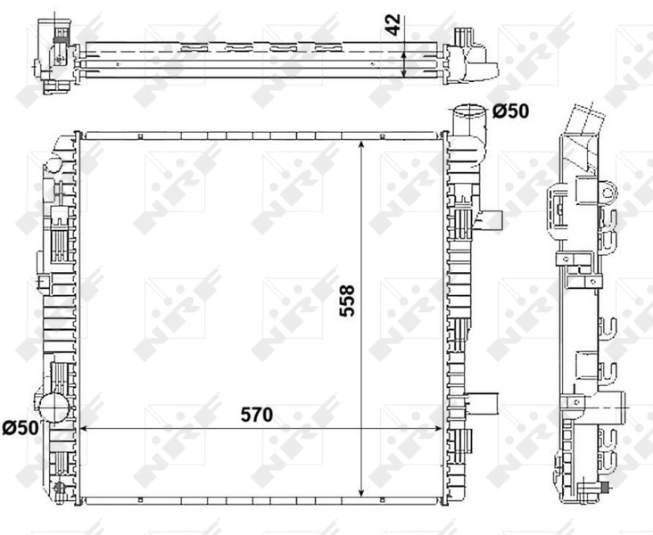 NRF Radiateur 53892