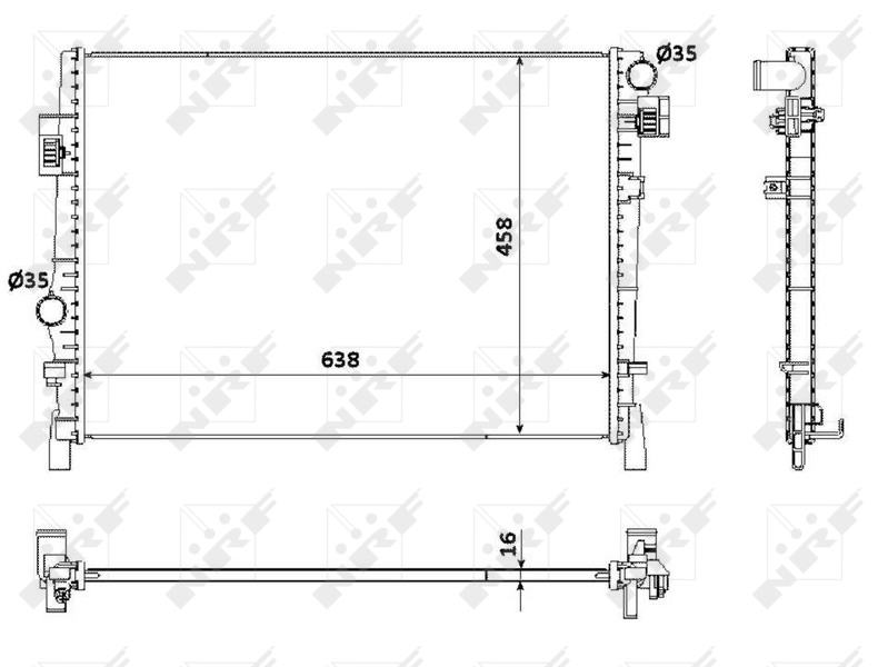 Radiateur NRF 53901