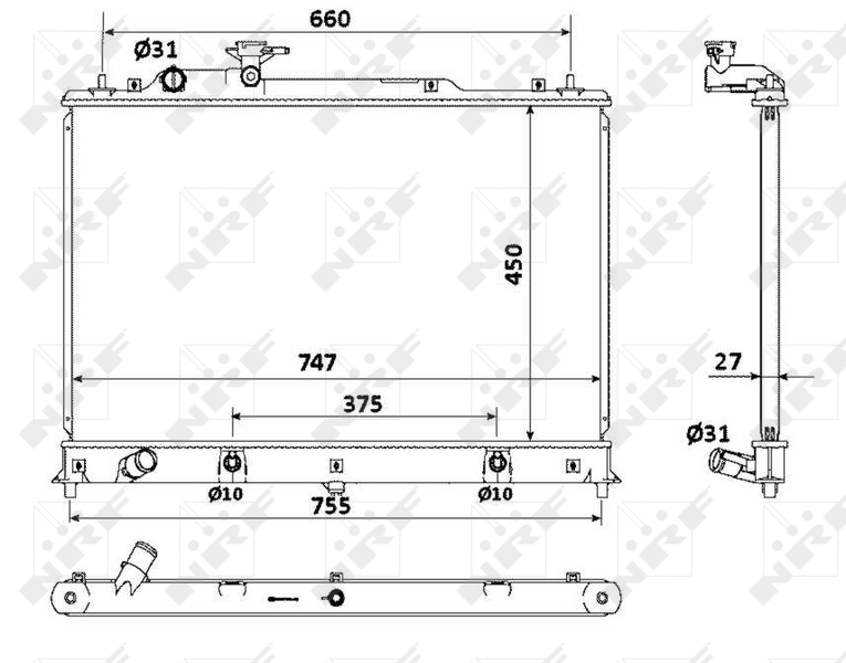 Radiateur NRF 53904