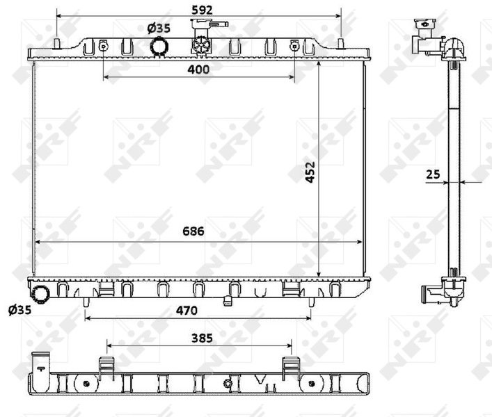 Radiateur NRF 53911