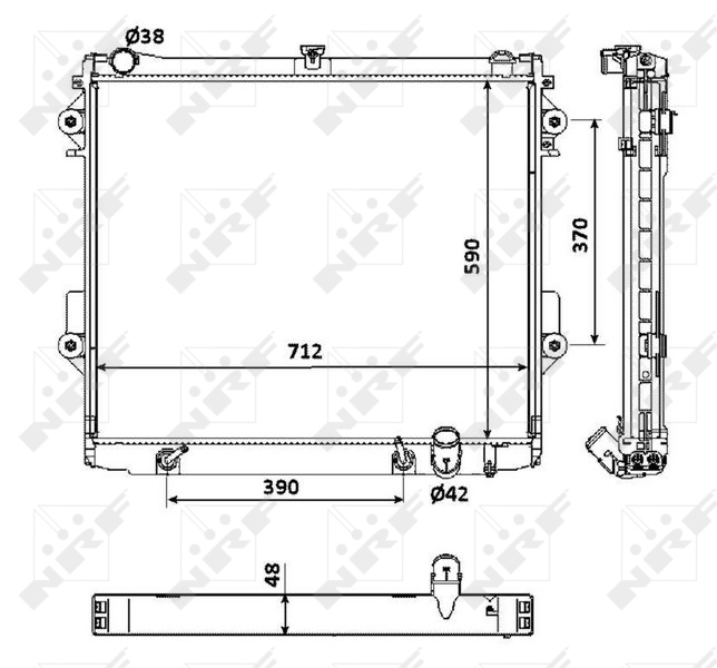 Radiateur NRF 53923