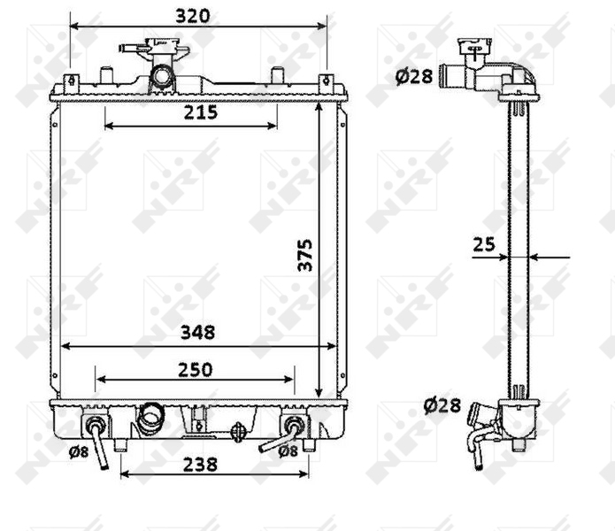 Radiateur NRF 53927