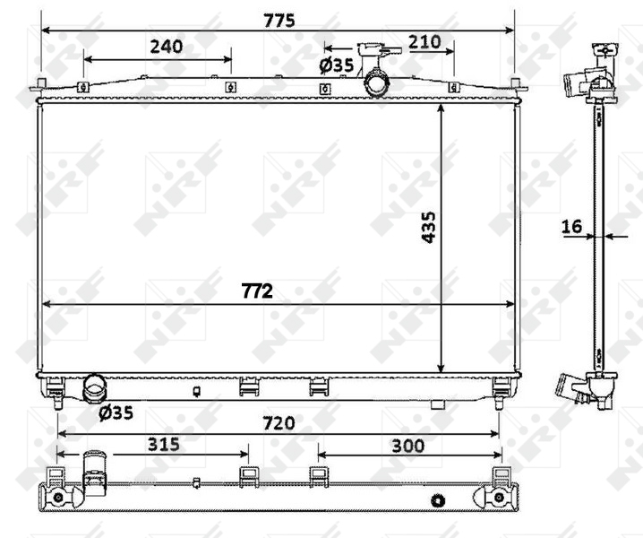 Radiateur NRF 53942