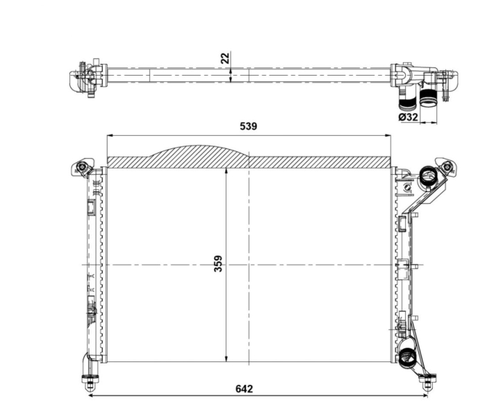 NRF Radiateur 53969