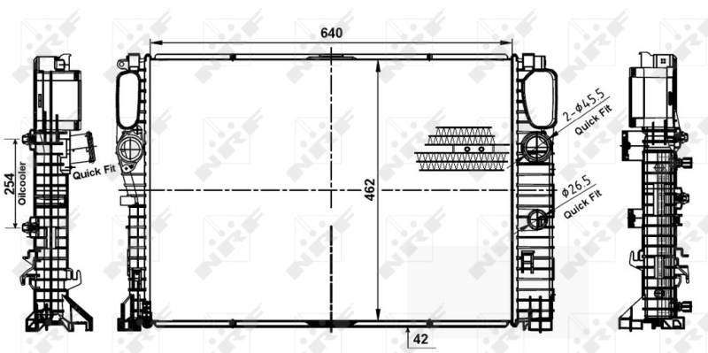 Radiateur NRF 53979