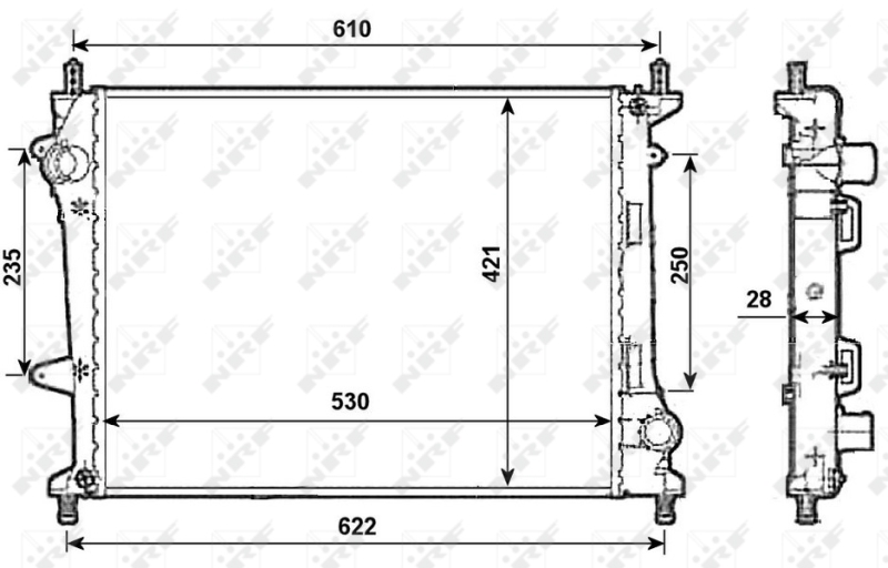 Radiateur NRF 53987