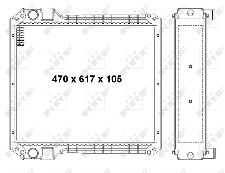 NRF Aandrijfaccu koeler 54068