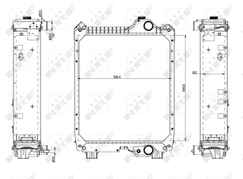 Radiateur NRF 54082