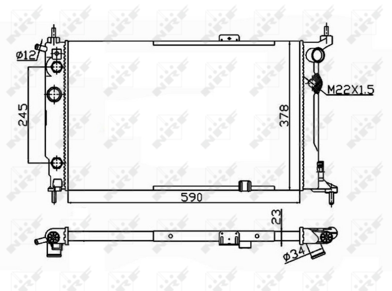 Radiateur NRF 54201