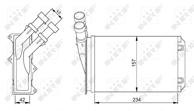 NRF Kachelradiateur 54308