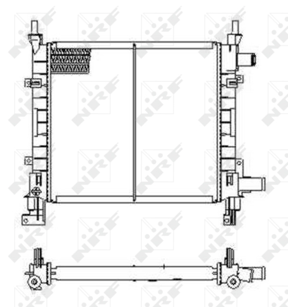 NRF Radiateur 54671