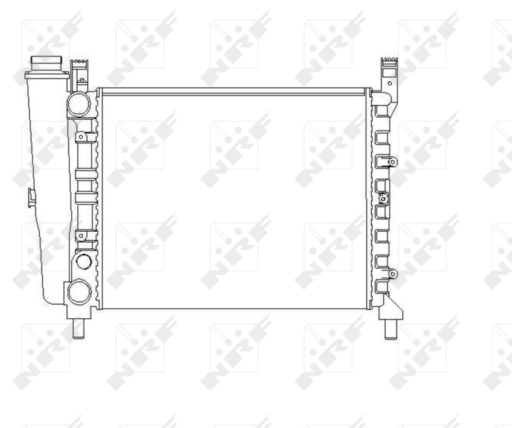 NRF Radiateur 54680