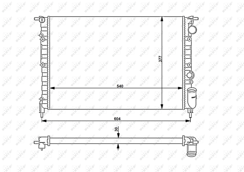 Radiateur NRF 54706