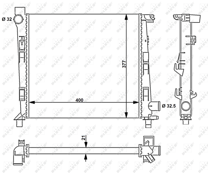 Radiateur NRF 54717