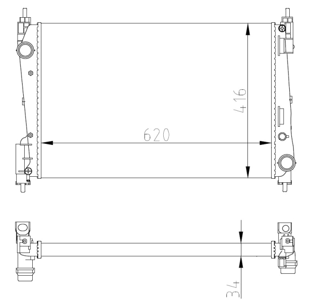 Radiateur NRF 54752A