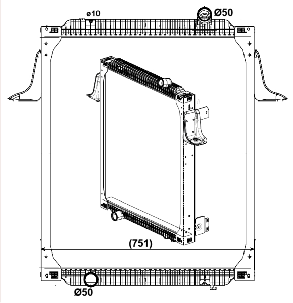 NRF Radiateur 549563