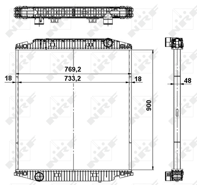 Radiateur NRF 549568