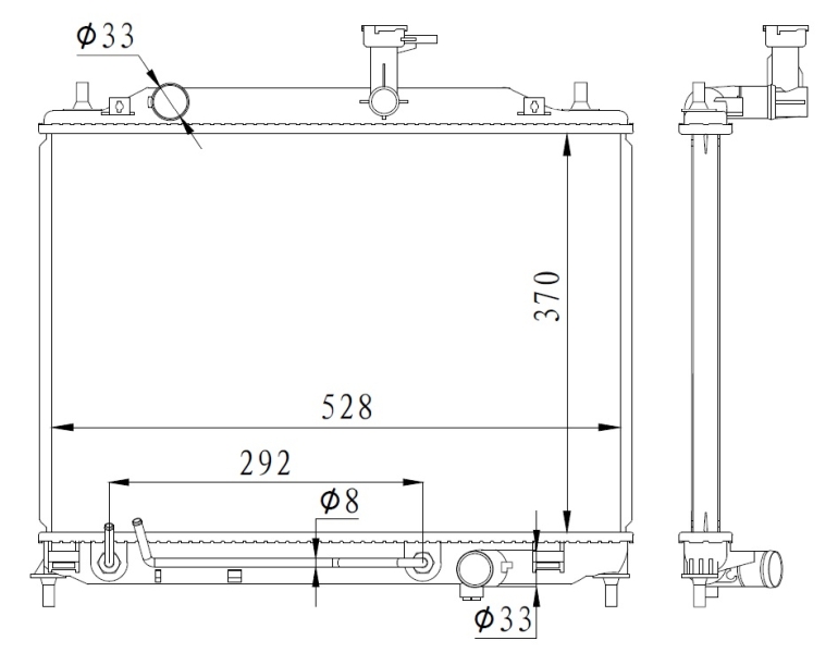 Radiateur NRF 550015