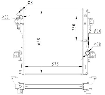 Radiateur NRF 550018