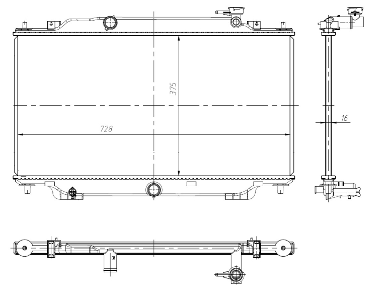 Radiateur NRF 550024