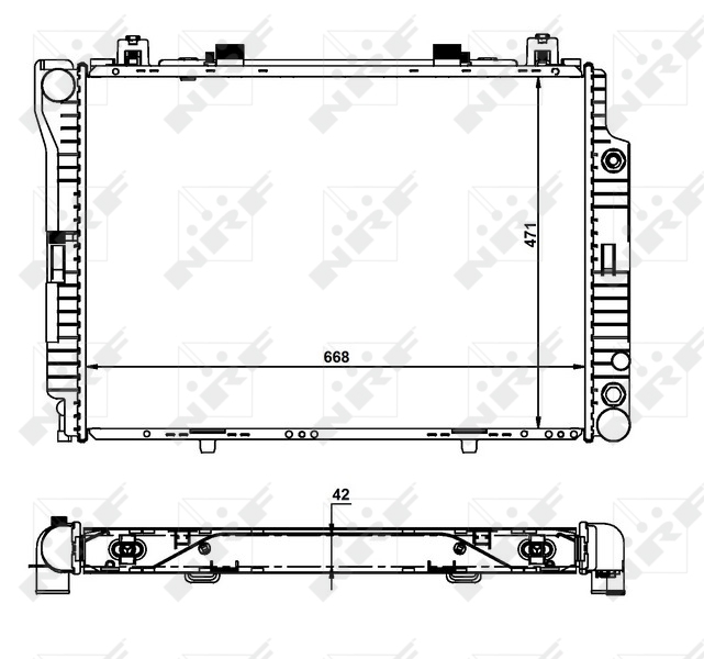 Radiateur NRF 55316