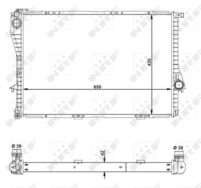 Radiateur NRF 55322