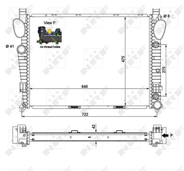 Radiateur NRF 55325