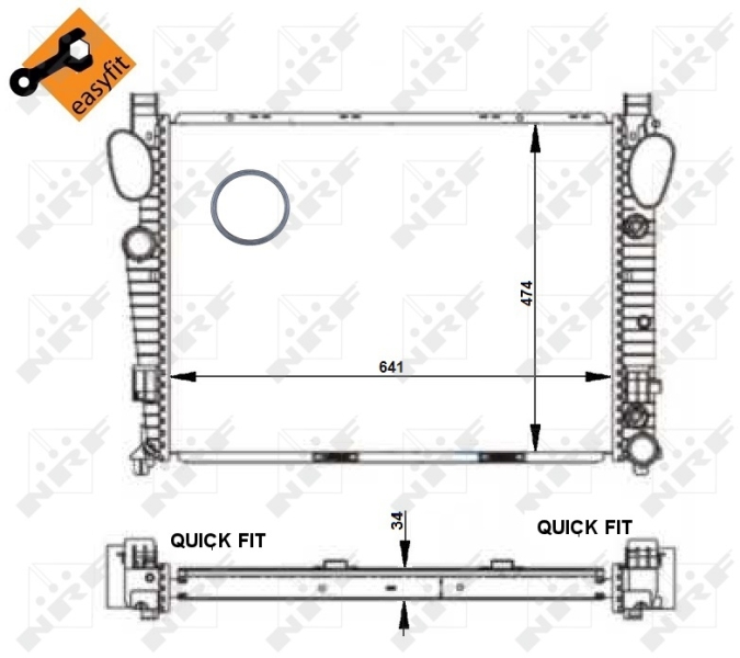 NRF Radiateur 55337
