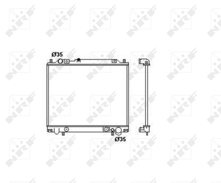 NRF Radiateur 55344